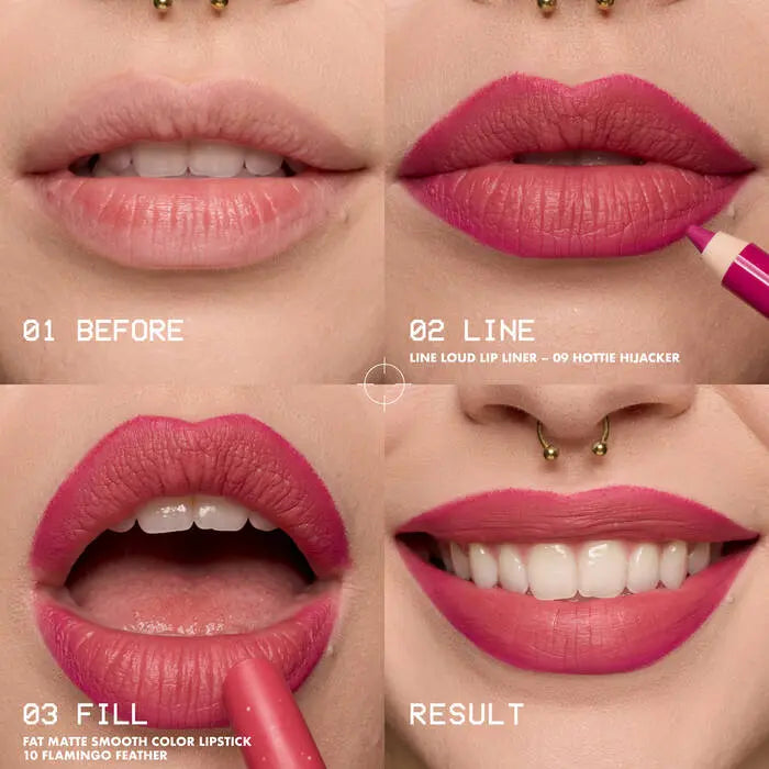 NYX Professional Makeup Fat Matte Smooth Color Lipstick Flamingo Feather