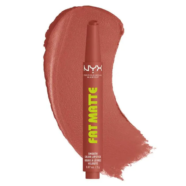 NYX Professional Makeup Fat Matte Smooth Color Lipstick Rose Robe