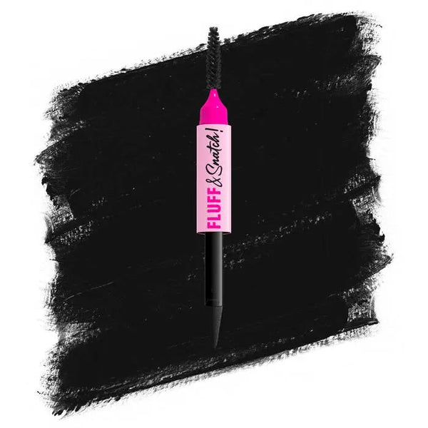 NYX Professional Makeup Fluff N Snatch Powder Pen Black, wenkbrauwpen met cream-to-powder formule