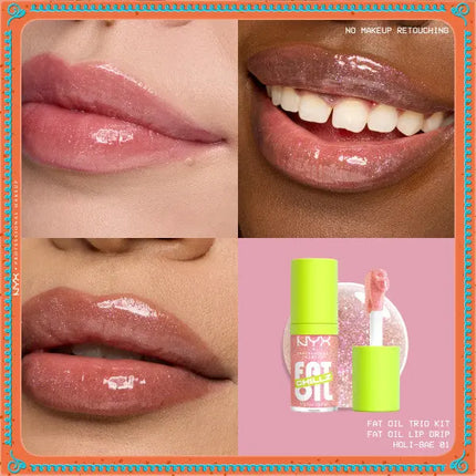 NYX Professional Makeup Holiday Fat Oil Lipgloss Trio