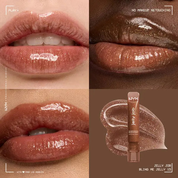 NYX Professional Makeup Jelly Job Lipgloss Bling Me Jelly