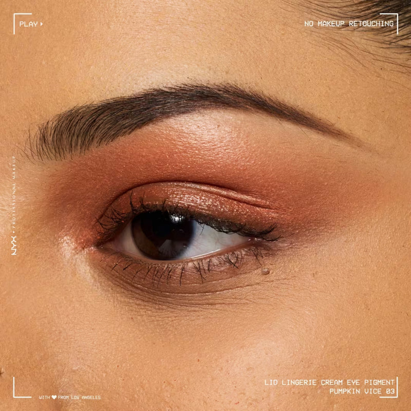 NYX Professional Makeup Lid Lingerie Eye Pigment Pumpkin Vice 2