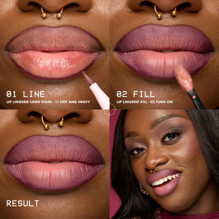 NYX Professional Makeup Lip Lingerie Lip Liner Stain Hot & Heavy