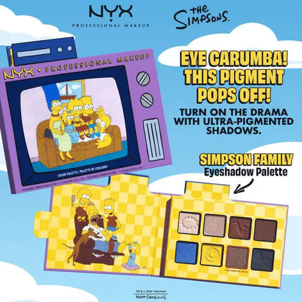 NYX Professional Makeup Simpson Family Eyeshadow Palette