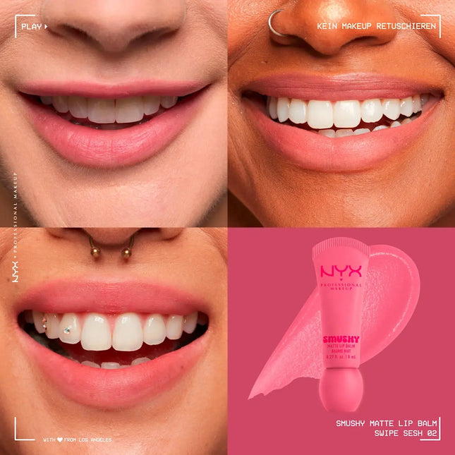 NYX Professional Makeup Smushy Matte Lip Balm Swipe Sesh