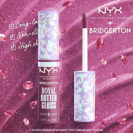 NYX Professional Makeup x Bridgerton Royal Treasures Duo Lipkit 02 Amethyst Amour + Talk Of The Ton