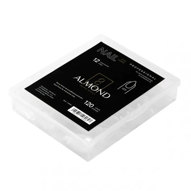 Ocho Nails Dual Form Almond 120 pcs