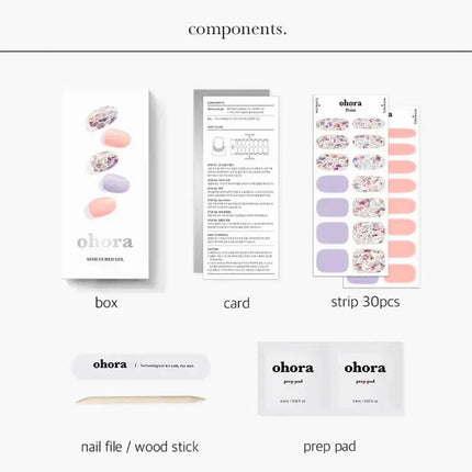 Ohora Ohora Semi Cured Gel Nail Strips N Day Dream