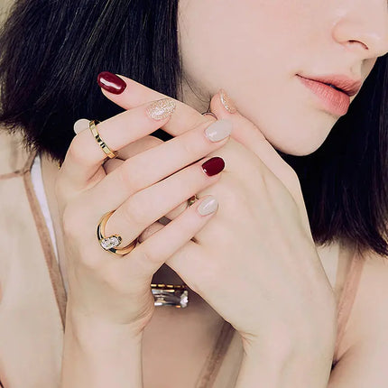 Ohora Semi Cured Gel Nail Strips N Rosewood