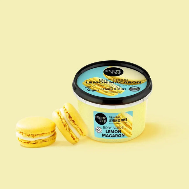 Organic Shop Lemon Macaron Body Scrub
