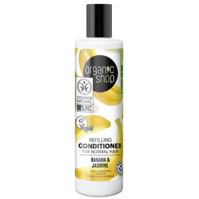 Organic Shop Refilling Conditioner Banana And Jasmine