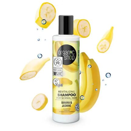 Organic Shop Refilling Shampoo Banana And Jasmine