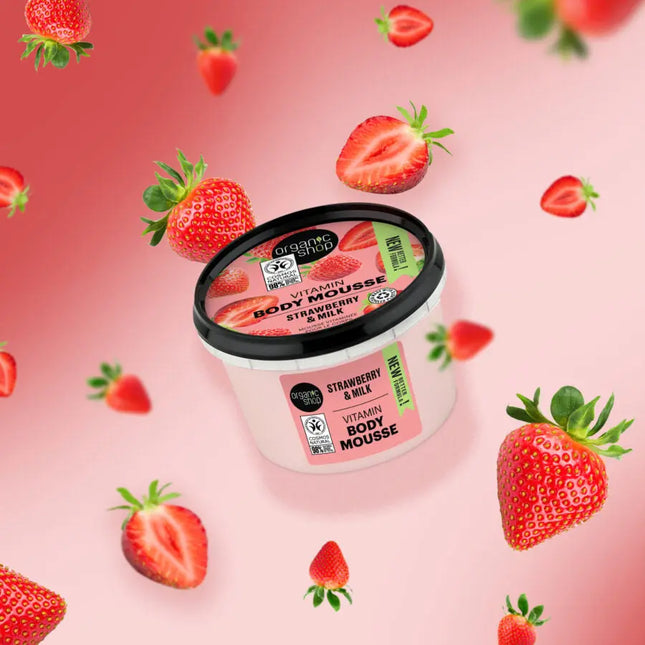 Organic Shop Vitamin Body Mousse Strawberry