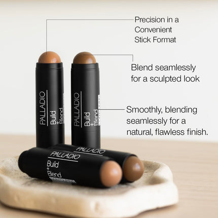 Palladio Beauty Build & Blend Contour Stick Warm Brown