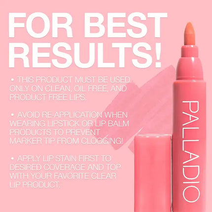 Palladio Beauty Lip Stain Berry