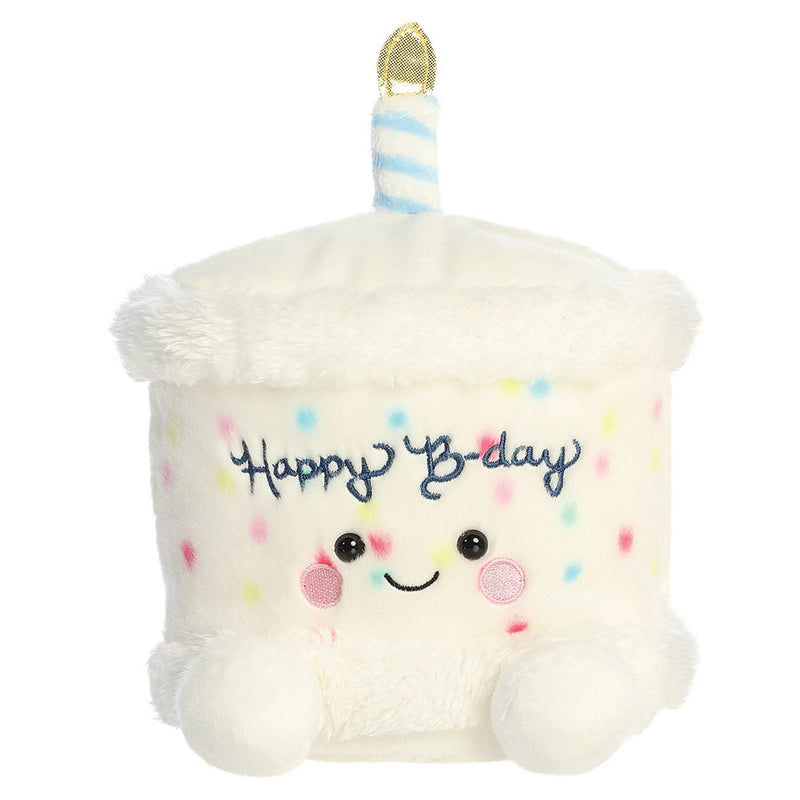 Aurora World Palm Pals Happy B'day Cake, zachte knuffel van een verjaardagstaart