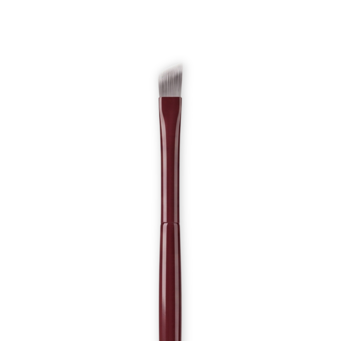 Boozyshop Flawless Precision Angle Eye Brush, close-up van de schuine kwastkop op witte achtergrond