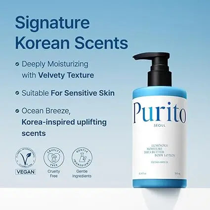 Purito Luminous Moisture Shea Butter Body Lotion Ocean Breeze