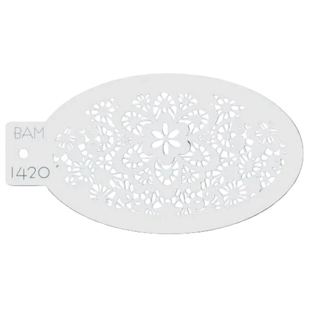 PXP Professional Colours Face Paint Stencil BadAss 1420