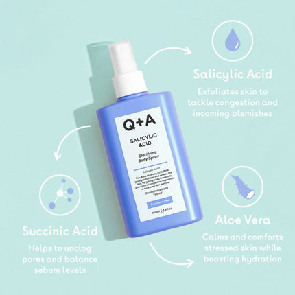 Q+A Salicylic Acid Body Spray