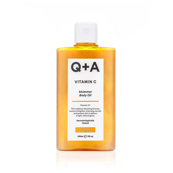 Q+A Vitamin C Shimmer Body Oil