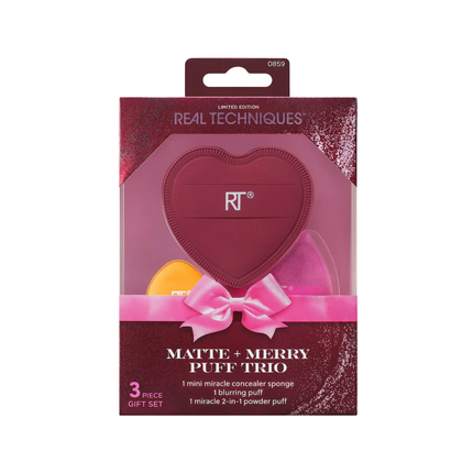 Real Techniques Matte + Merry Puff Trio