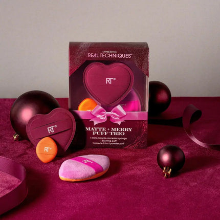 Real Techniques Matte + Merry Puff Trio