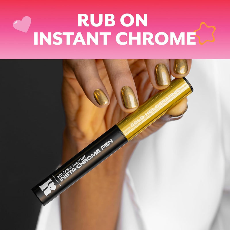 Red Carpet Manicure Insta-Chrome Pen Gold Holographic