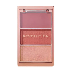 Revolution Blush Icon Palette Aura Points Rose