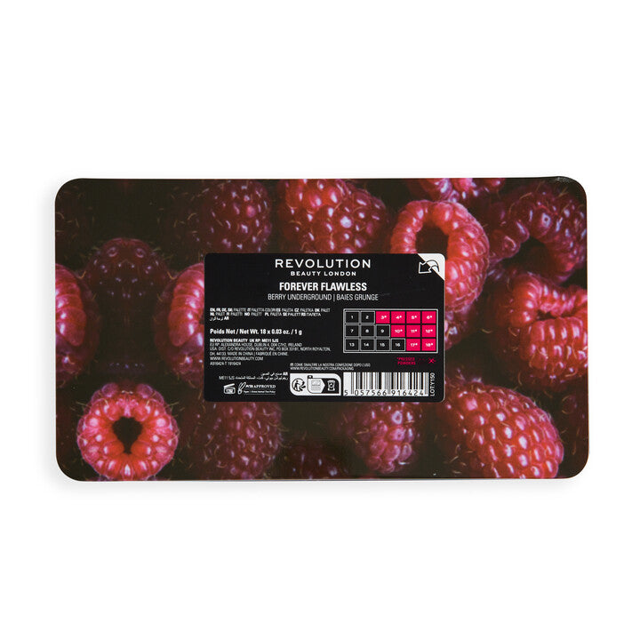 Revolution Forever Flawless Berry Underground Palette