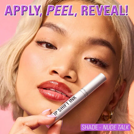 Revolution Lip Shift Ink Peel Off Lipliner Stain Nude Talk