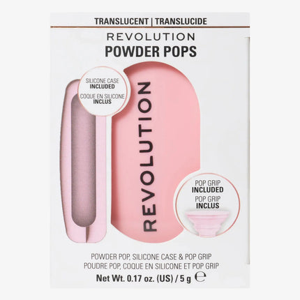 Revolution Powder Pops Translucent & Pop Grip & Silicone Case Pink