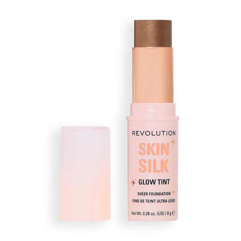 Revolution Skin Silk Glow Tint Sheer Foundation Stick Dark Neutral Cool
