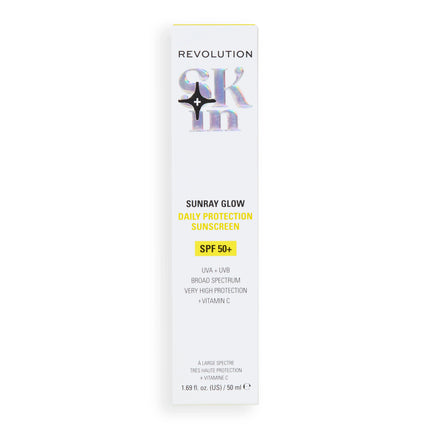 Revolution Skin Sunray Glow Daily Protection Sunscreen SPF 50+