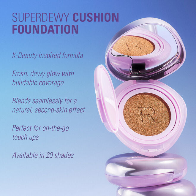 Revolution Superdewy Cushion Foundation Medium Neutral Warm, cushion foundation, foto 4 van 10