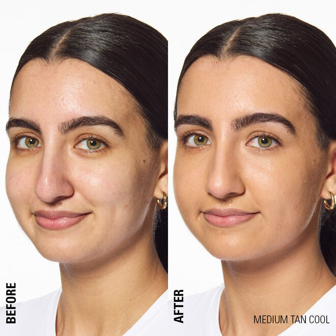Revolution Superdewy Cushion Foundation Medium Tan Neutral, vloeibare foundation met dewy finish, foto 6 van 10