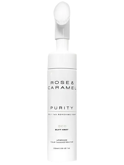 Rose & Caramel Purity Buff Away Self Tan Removing Foam
