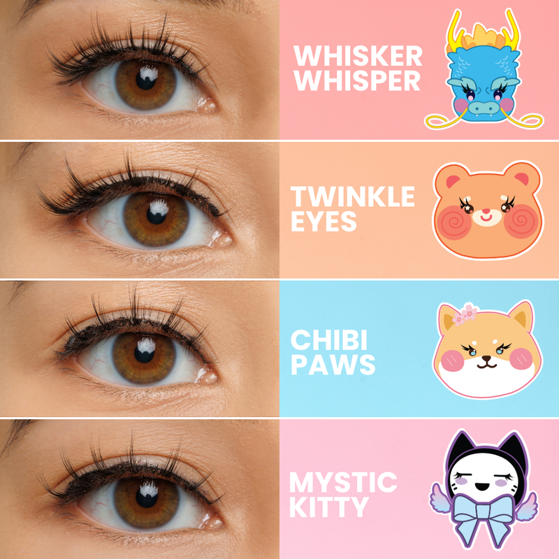Rude Cosmetics Chibi Manga Collection 3D Faux Mink Lashes Whisker Whisper, faux mink wimpers, foto 2 van 5