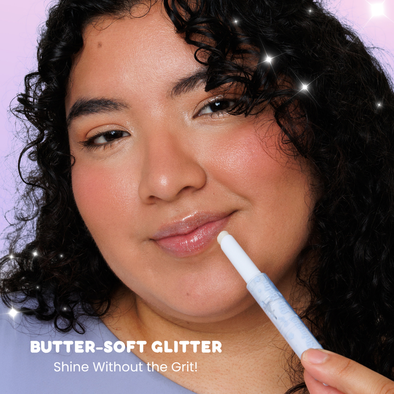Rude Cosmetics Chibi Manga Collection Shimmer Lip Balm Lilac Milk, lippenbalsem met shimmer, foto 5 van 6