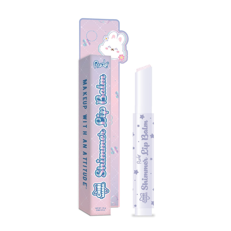 Rude Cosmetics Chibi Manga Collection Shimmer Lip Balm Twilight Sugar, hydraterende lipbalm met shimmer