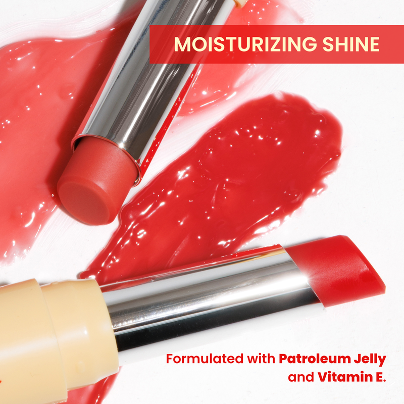 Rude Cosmetics The Glow Up! Glowing Lip Balm Blush Veil, hydraterende lipbalm met gepersonaliseerde kleur, foto 8 van 9