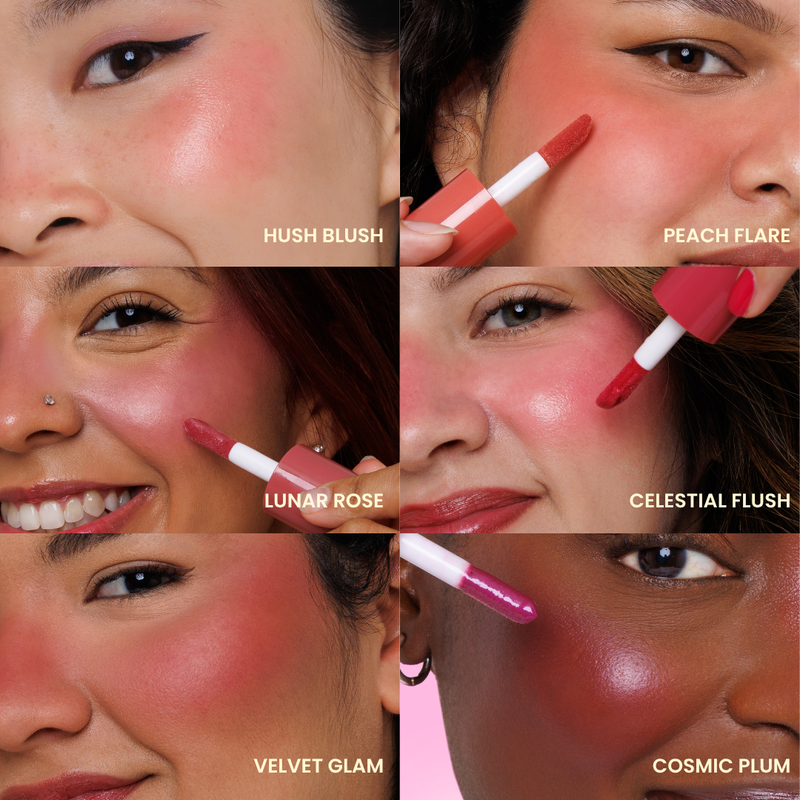 Rude Cosmetics The Glow Up! Illuminating Serum Blush Hush Blush, vloeibare blush met een stralende finish, foto 5 van 7