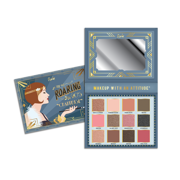 Rude Cosmetics The Roaring 20's 12 Color Palette Chanteuse, oogschaduwpalette met 12 tinten