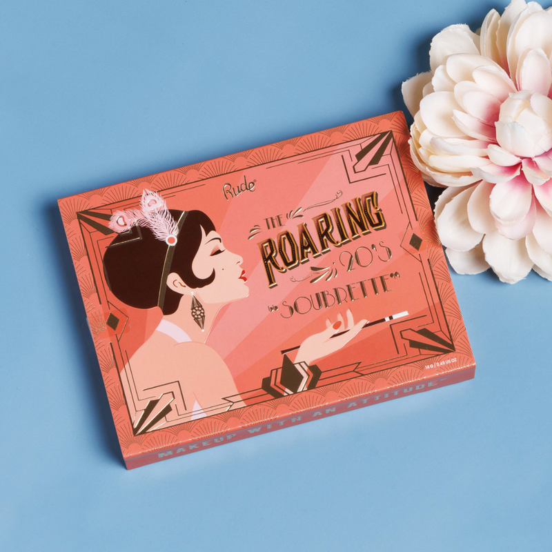 Rude Cosmetics The Roaring 20's 12 Color Palette Soubrette, oogschaduwpalette met warme neutrale tinten, foto 7 van 7