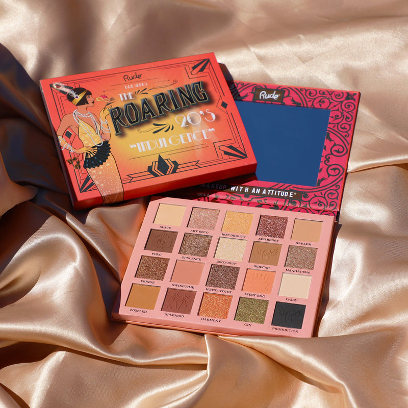 Rude Cosmetics The Roaring 20's Eyeshadow Palette Indulgence, oogschaduwpalette met 9 tinten, foto 3 van 4