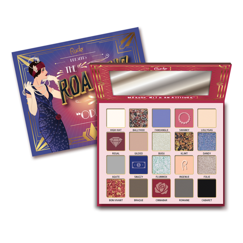 Rude Cosmetics The Roaring 20's Eyeshadow Palette Opulent, oogschaduwpalette met 20 tinten