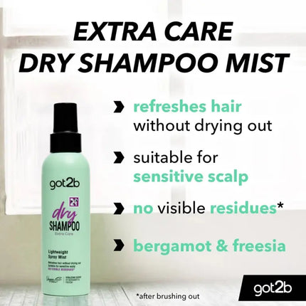 Schwarzkopf Got2b Extra Care Dry Shampoo Mist