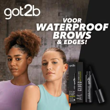 Schwarzkopf Got2b Glued Brows & Edges 2in1 Gel Waterproof