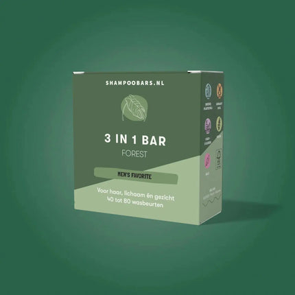 Shampoo Bars 3 in 1 Bar Forest