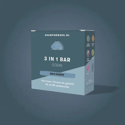 Shampoo Bars 3 in 1 Bar Ocean